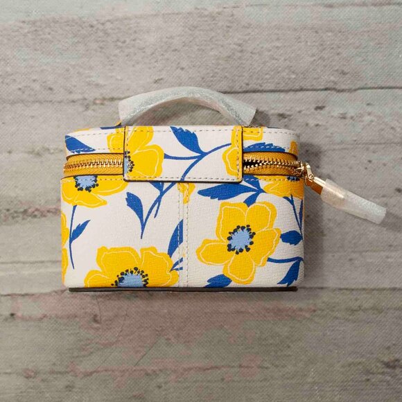 NWT kate spade Morgan Sunshine Floral Printed Jewelry Case - Picture 7 of 11